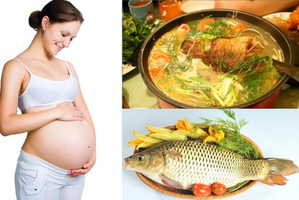 Món ăn từ cá chép có lợi cho bà mẹ mang thai