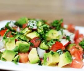 Salad trái bơ giúp giảm cân giữ dáng