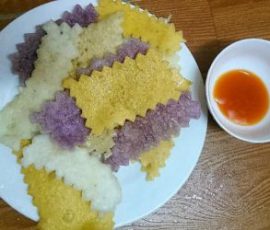 Món bánh xén ăn Tết của người Thái ở Điện Biên