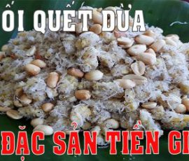 Món chuối quết dừa Tiền Giang