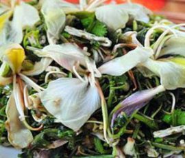 Món ăn từ hoa ban độc đáo hấp dẫn của Điện Biên