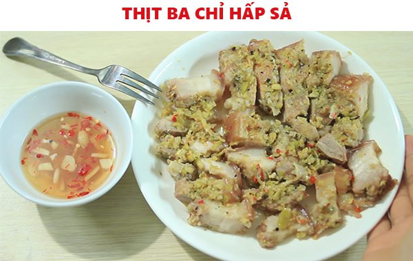 Món Thịt ba chỉ cuộn rau húng kiểu Thái hấp dẫn
