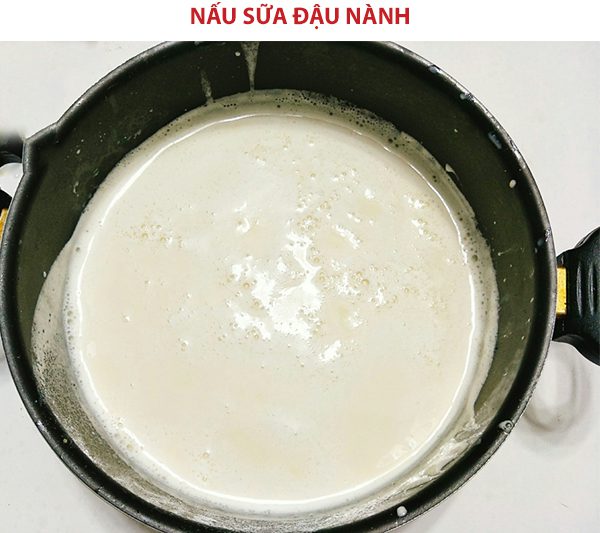 Nấu sữa đậu nành