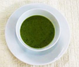 Món cháo lươn cải xanh cho bé ăn dặm