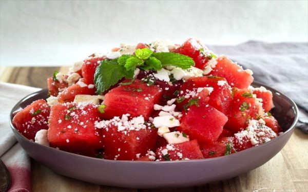 Salad dưa hấu ngọt mát giàu vitamin