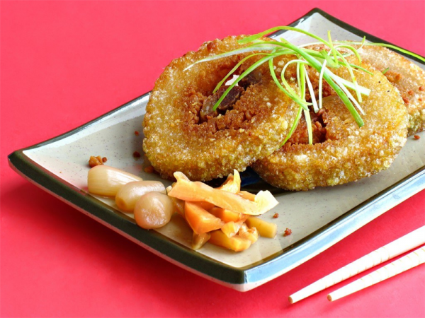 Món bánh chưng chiên