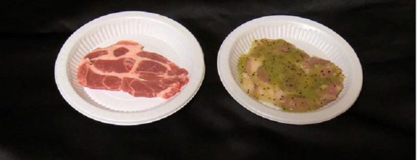 Ướp thịt bò với kiwi