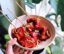 Món chả cá xiên nhanh gọn chuẩn vị Hàn Quốc
