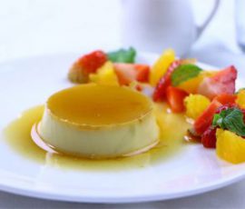 Món bánh flan bằng sữa đặc thơm mịn tại nhà