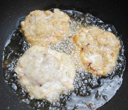Chiên chả mực chay