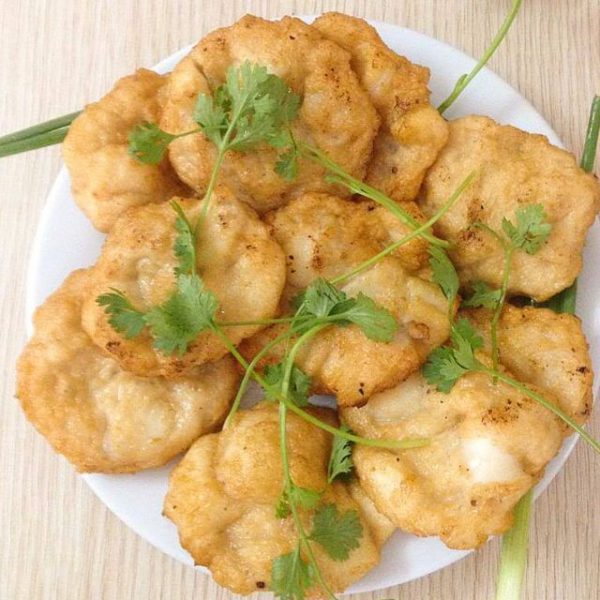 Món chả mực chay thơm ngon chuẩn vị