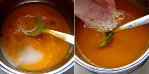 Làm thạch xoài