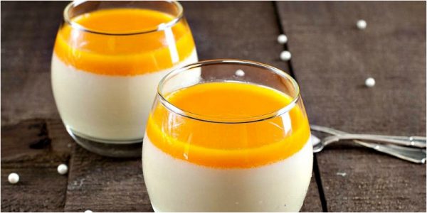 Làm Panna cotta xoài