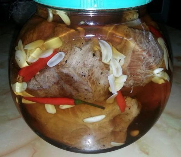 Ngâm thịt bò