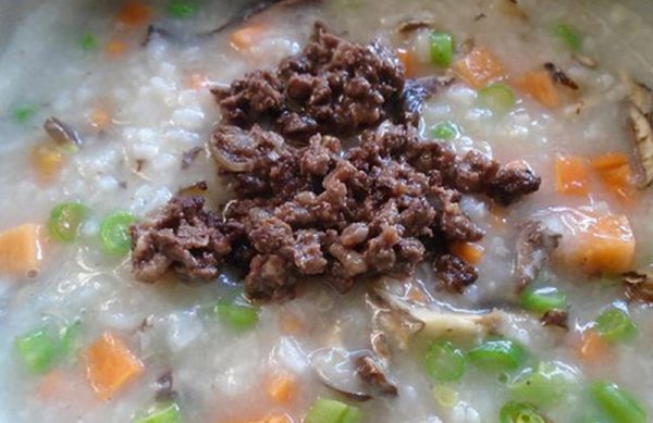 Nấu cháo bồ câu