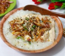Món cháo gà hạt sen bổ dưỡng cho cả nhà