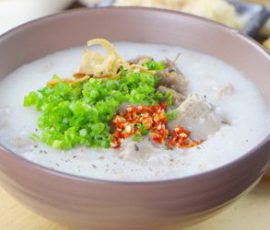 Món cháo xương nóng hổi cả nhà đều thích mê