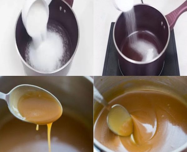 Làm sốt Caramel