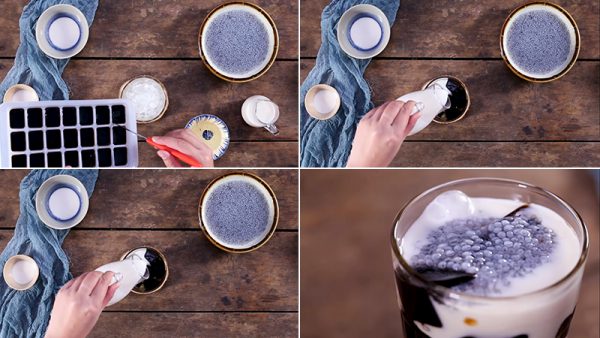 Làm sương sáo nước cốt dừa