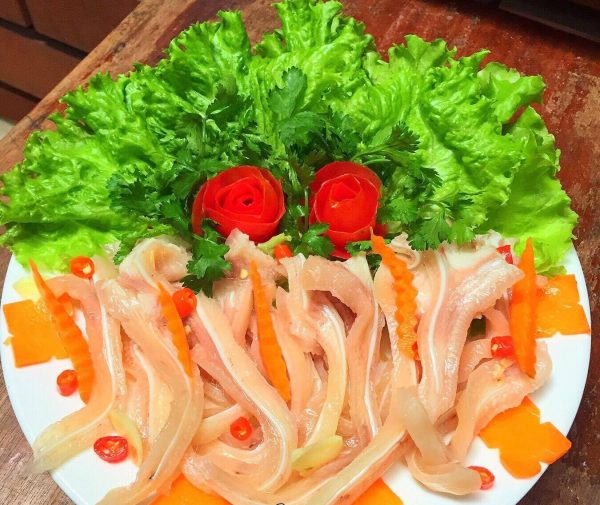 Món tai heo ngâm mắm đơn giản tại nhà