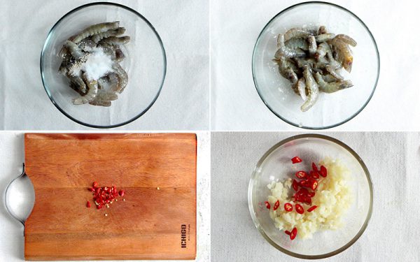 Sơ chế các nguyên liệu