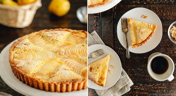 Món bánh Tart lê hạnh nhân cực ngon hấp dẫn