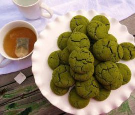 Món bánh quy trà xanh bằng nồi chiên không dầu