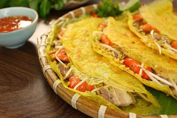 Món bánh xèo kiểu miền bắc giòn ngon ít dầu mỡ