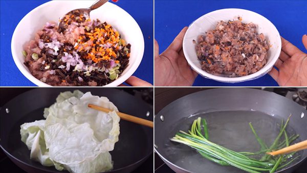 Trộn các nguyên liệu