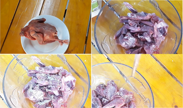 Sơ chế các nguyên liệu