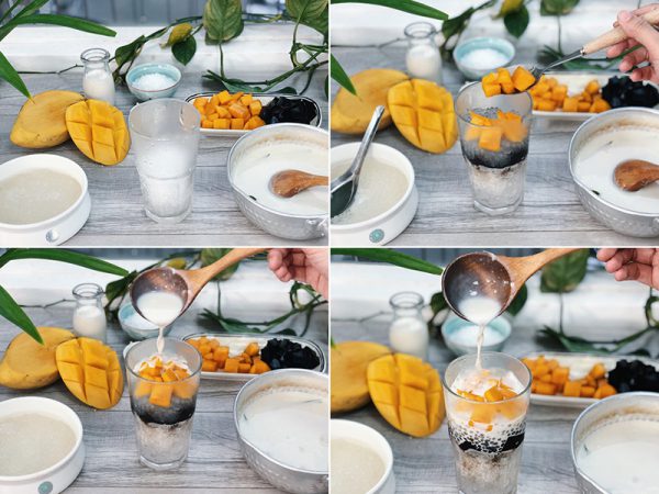 Múc chè ra ly và cùng thưởng thức