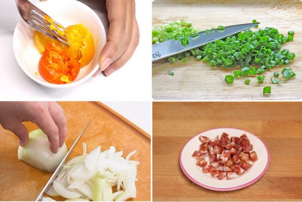 Chuẩn bị các nguyên liệu
