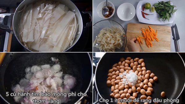 Sơ chế các nguyên liệu