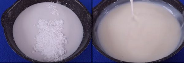 Chuẩn bị nước cốt dừa