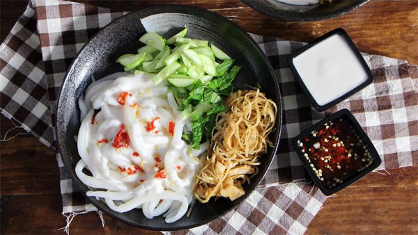 Món bánh tằm bì chuẩn vị miền Tây Nam Bộ