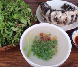 Món cháo cá lóc nước cốt dừa vừa thơm vừa béo 