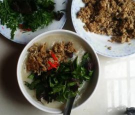 Món cháo cá chép đậu xanh thơm bùi không tanh