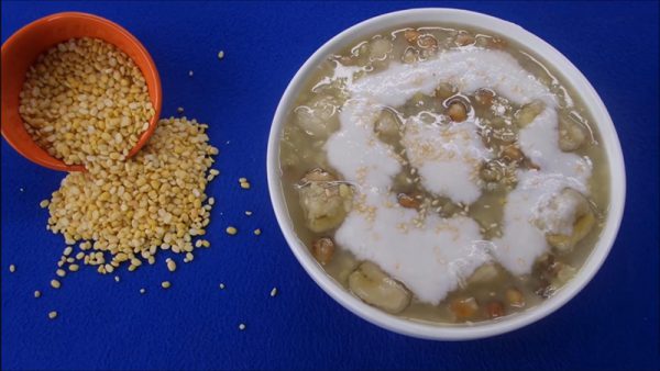 Món chè chuối đậu xanh thơm béo cho ngày hè