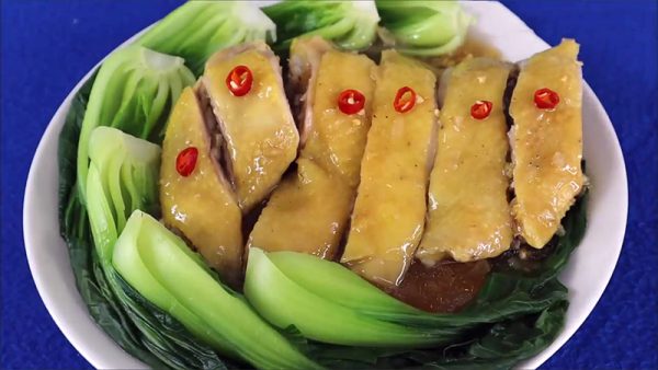 Món gà hấp cải thìa mềm ngon ngọt thịt