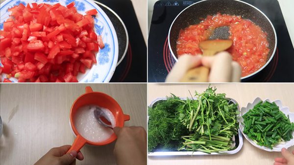 Sơ chế các nguyên liệu