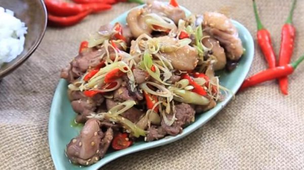 Món ngan xào lăn thơm ngon khó cưỡng