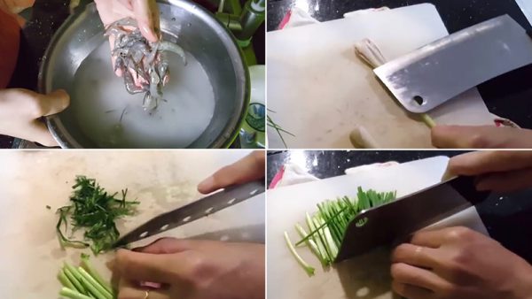 Sơ chế các nguyên liệu