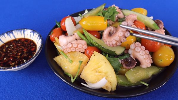Món bạch tuộc xào thập cẩm vừa ngon vừa bổ dưỡng