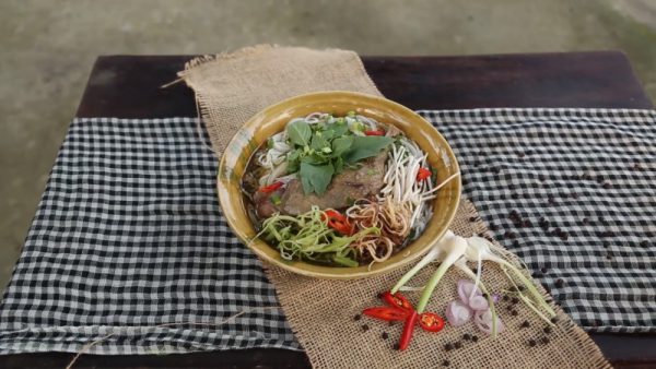 Món bún tiêu vịt ngon đậm đà chuẩn vị Sóc Trăng