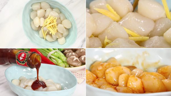 Sơ chế cồi sò điệp