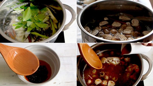 Nấu nước canh