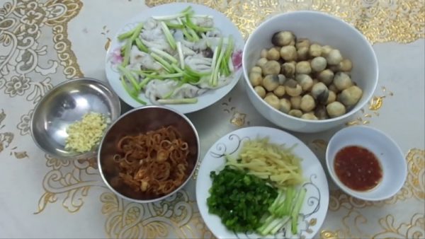 Sơ chế các nguyên liệu