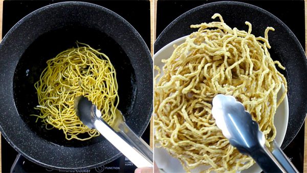Chiên phồng mì