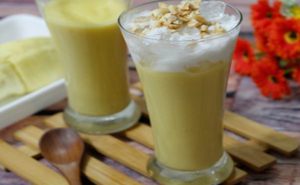 Món chè sầu riêng đậu xanh ngon béo ngậy