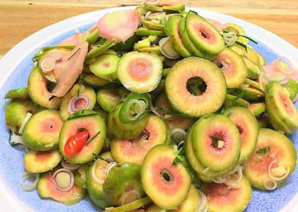 Món nộm sung ngon giòn sừn sựt ai ăn cũng mê